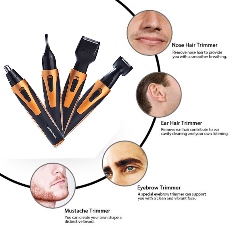 4-In-1 Nose Hair Trimmer For Men