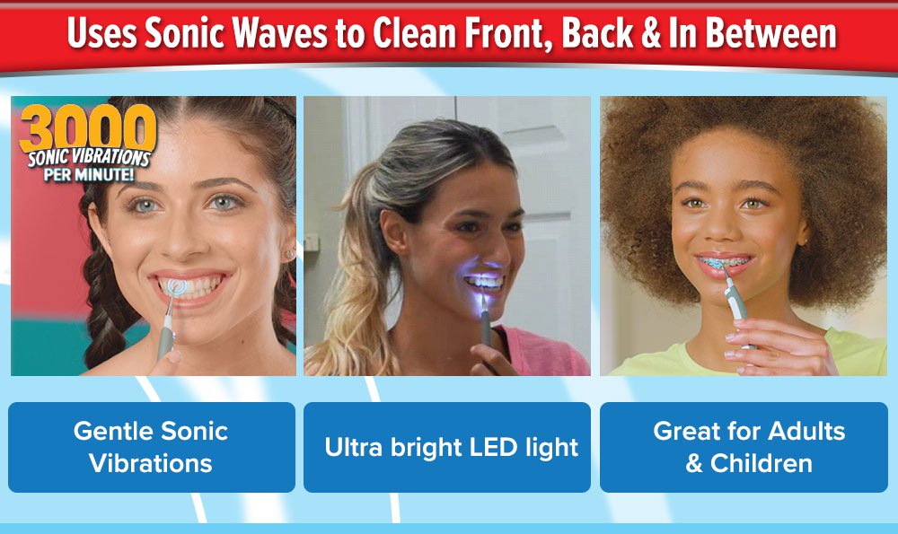 Portable Sonic Teeth Cleaner & Whitener