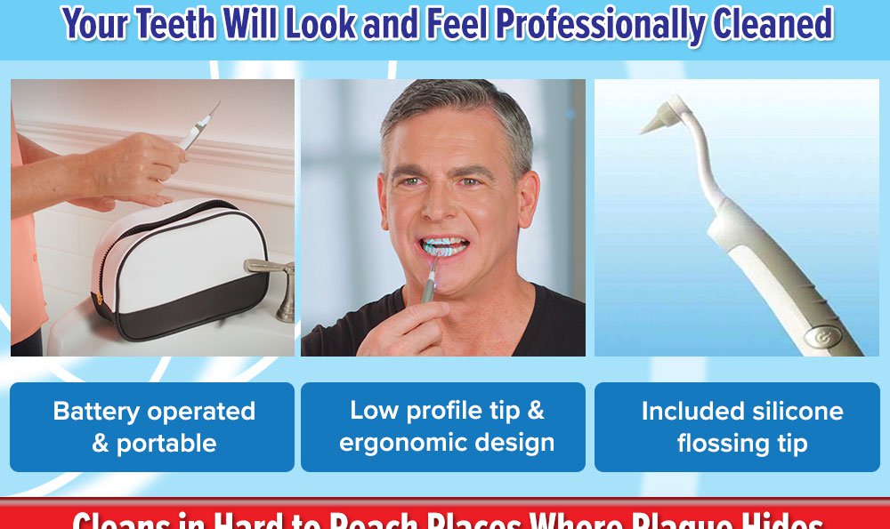 Portable Sonic Teeth Cleaner & Whitener