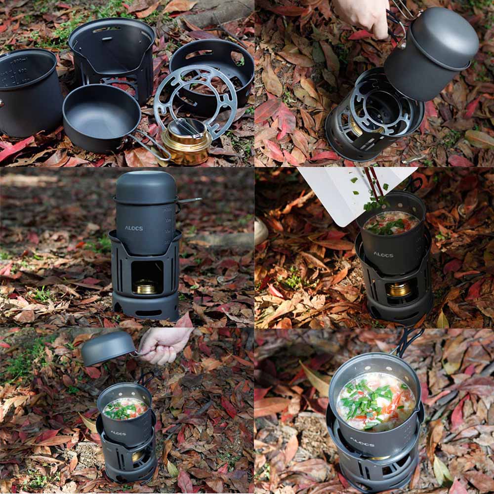 Camping Kitchen Cookware Set