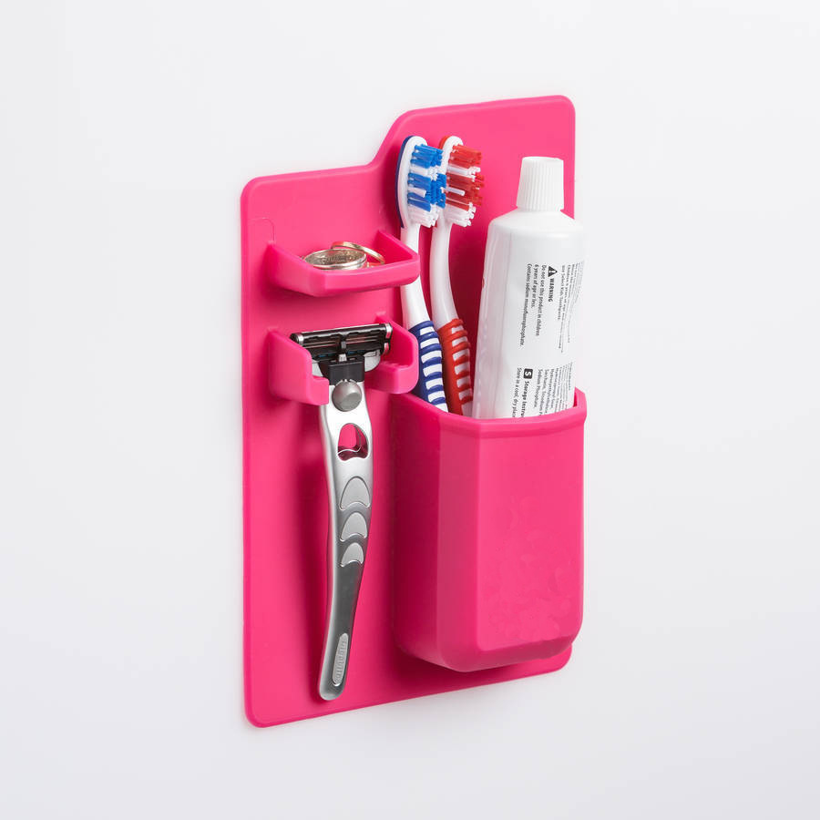 Magic Stick On Bathroom Organizer Caddy