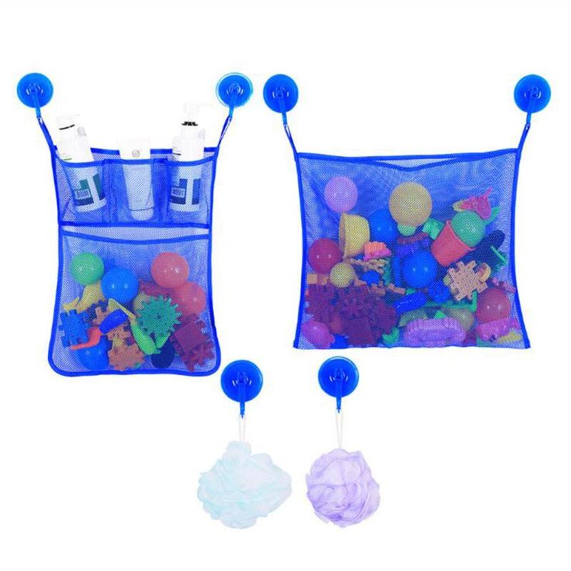 Suction Cup Bathroom Toy Organizer (Set of 2)