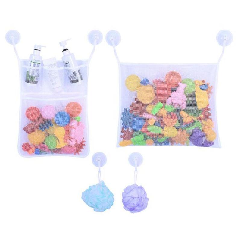 Suction Cup Bathroom Toy Organizer (Set of 2)