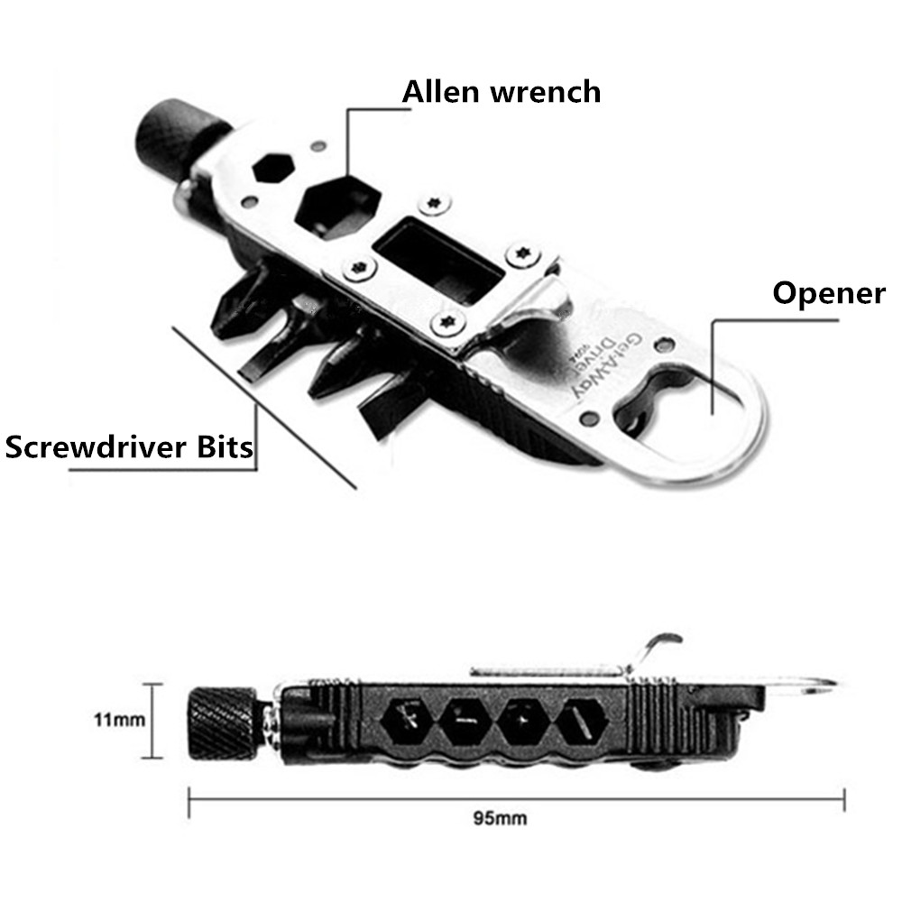 Keyring Multi Purpose Tool & LED Light