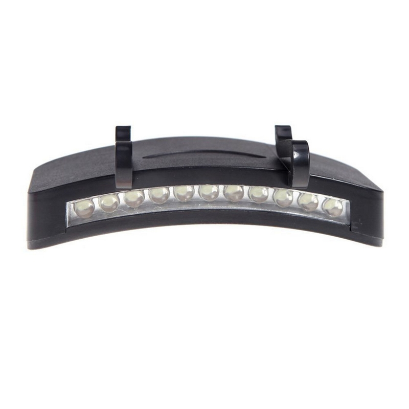 LED Clip On Cap Headlamp-11 LED Globes