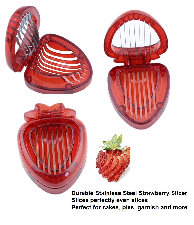 Stainless Steel 7 Blade Strawberry Slicer