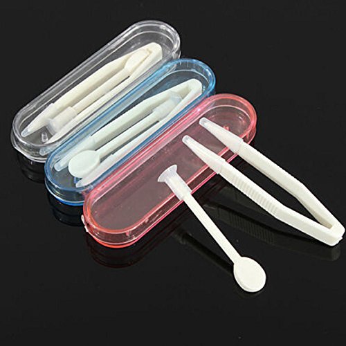 Contact Lens Remover and Tweezers (Set of 2)