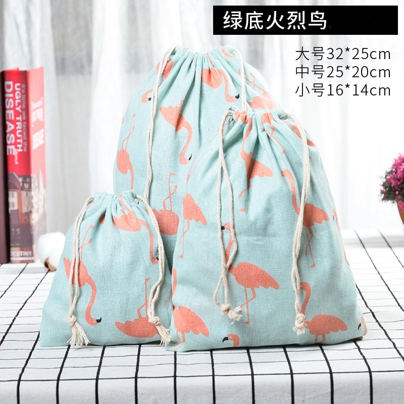 Reusable Cotton Drawstring Bag