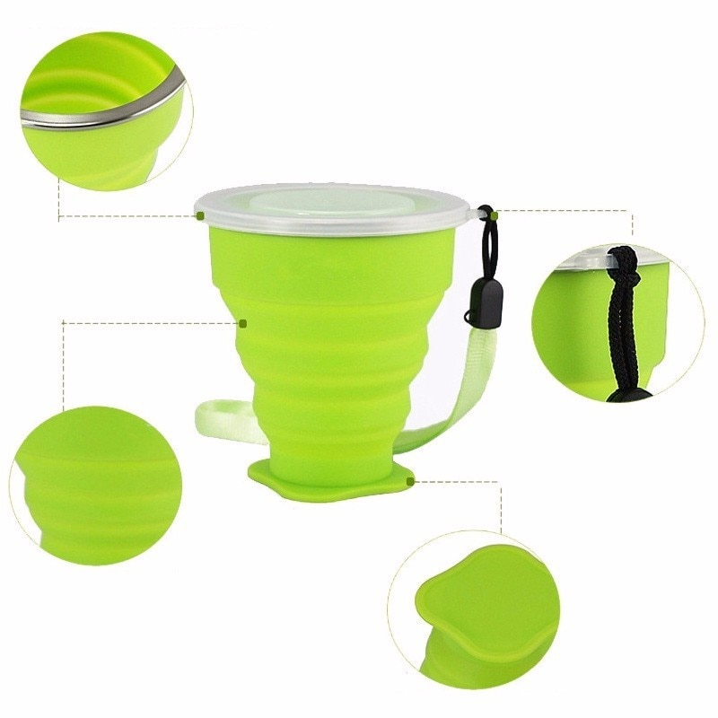 Foldable Cup Collapsible Silicone Cup