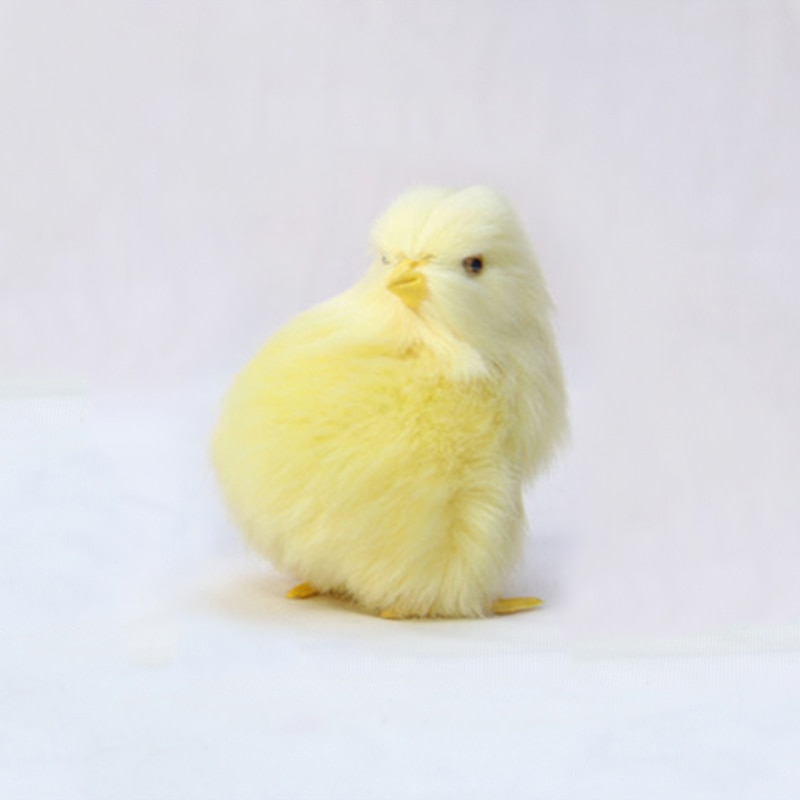 Realistic Yellow Baby Chick Toy