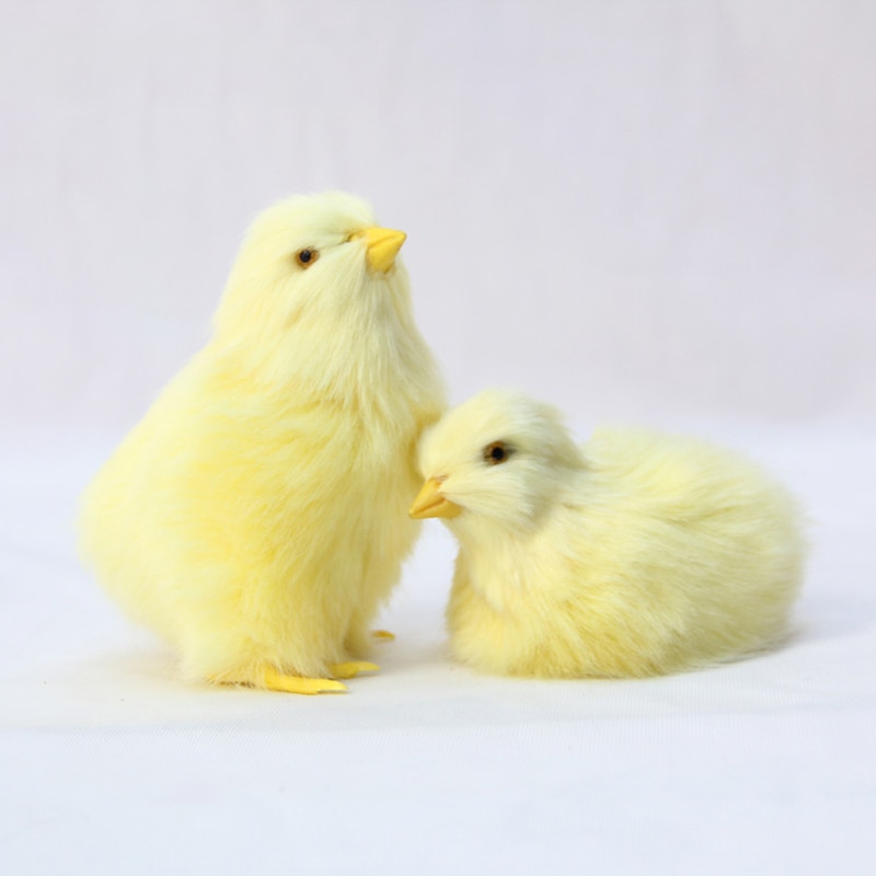 Realistic Yellow Baby Chick Toy