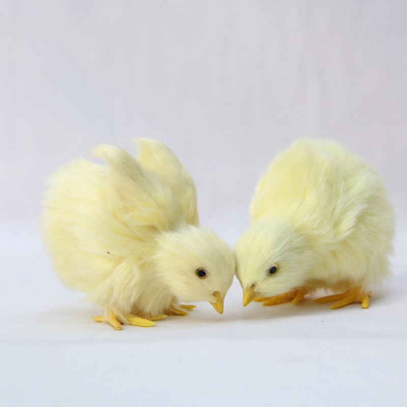 Realistic Yellow Baby Chick Toy