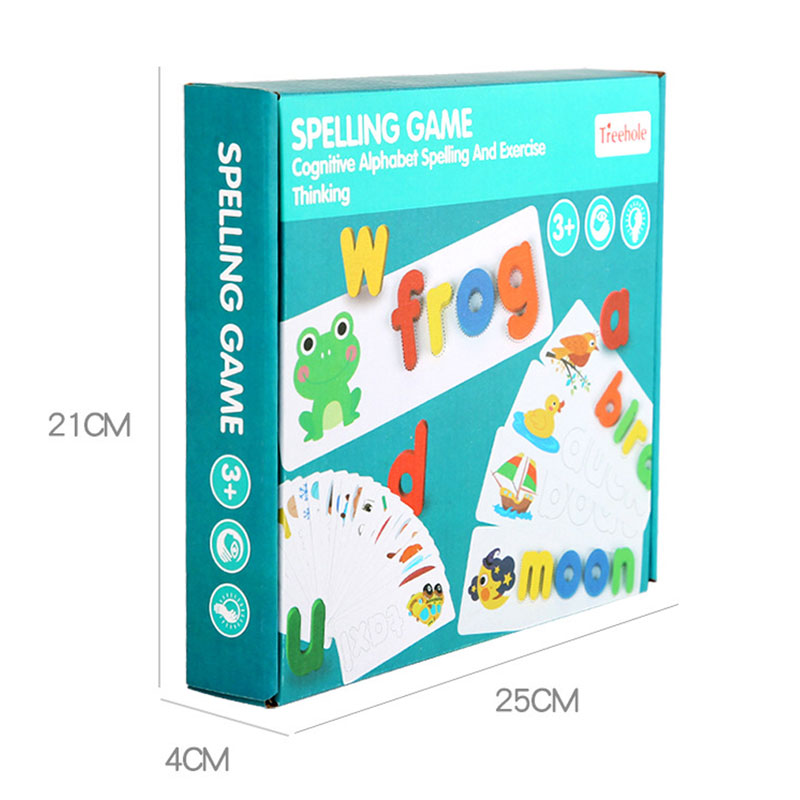 Montessori Wooden Spelling Game Set