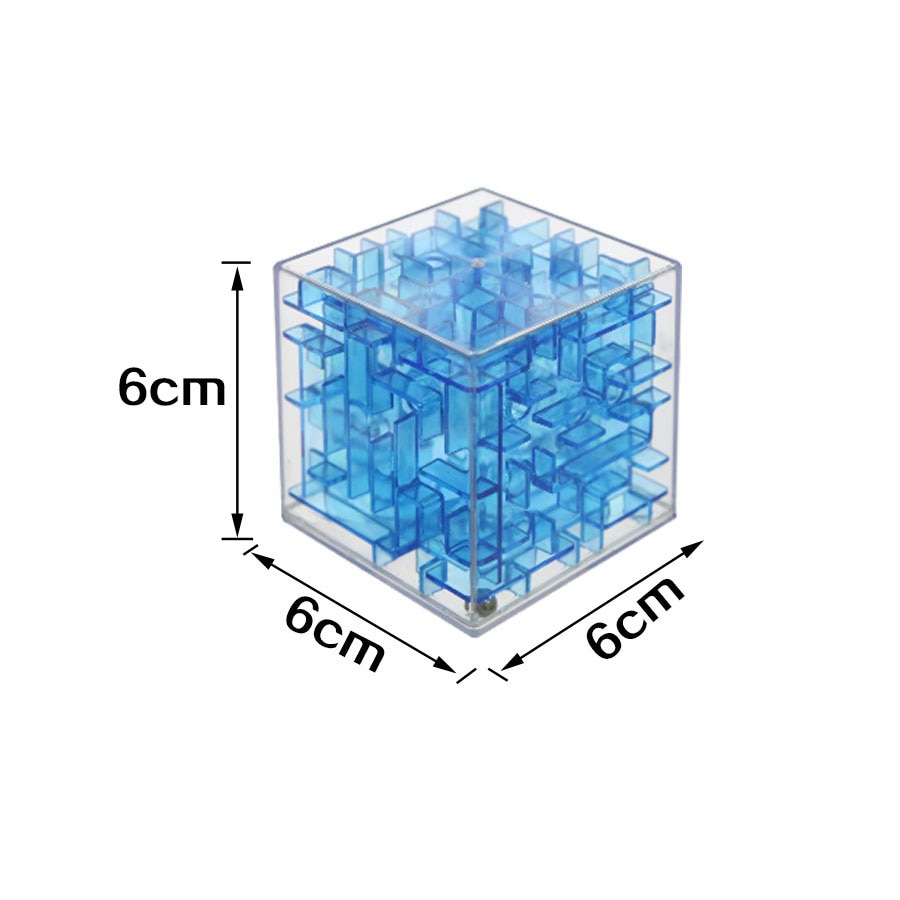 Maze Cube Transparent Puzzle Toy