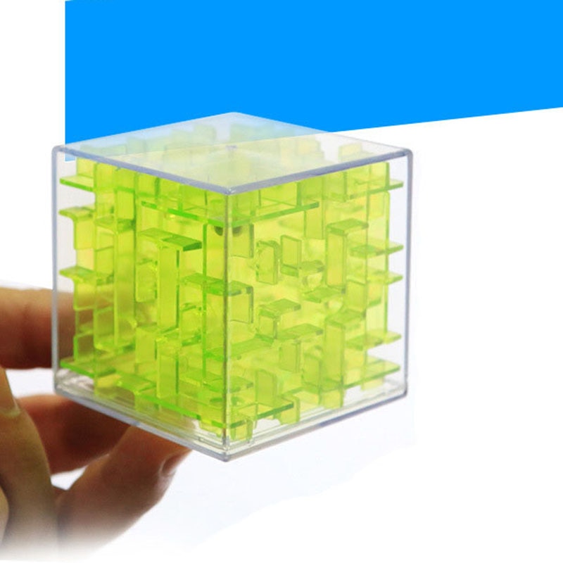 Maze Cube Transparent Puzzle Toy