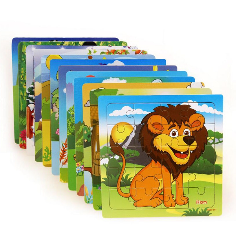 Wooden Animal Jigsaw Puzzle Educational Toy