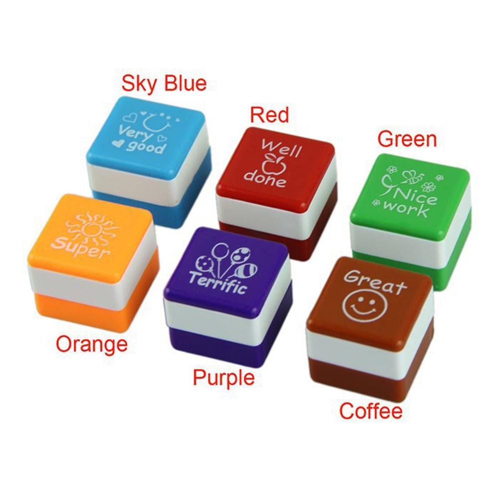 Teacher Stamps Set Reward Seals (6 Pcs)