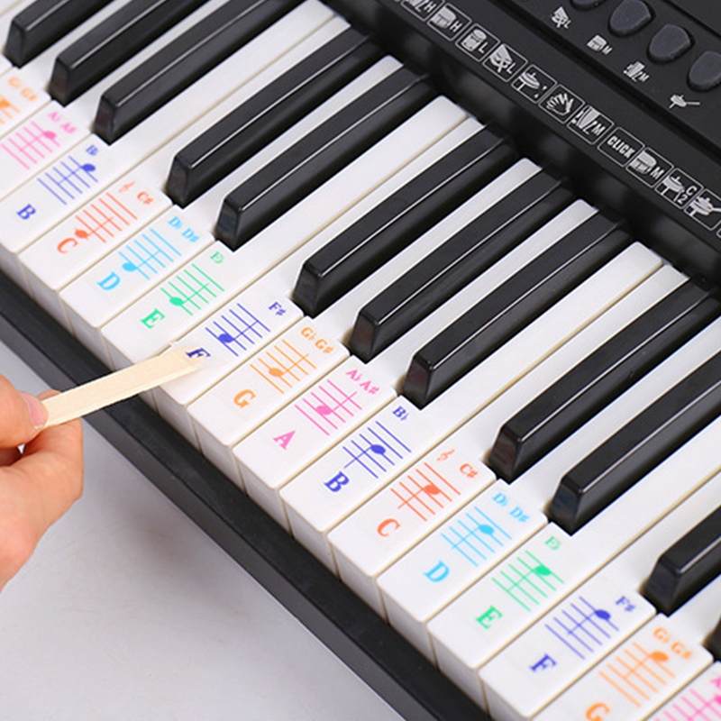 Piano Note Stickers Colorful Stickers