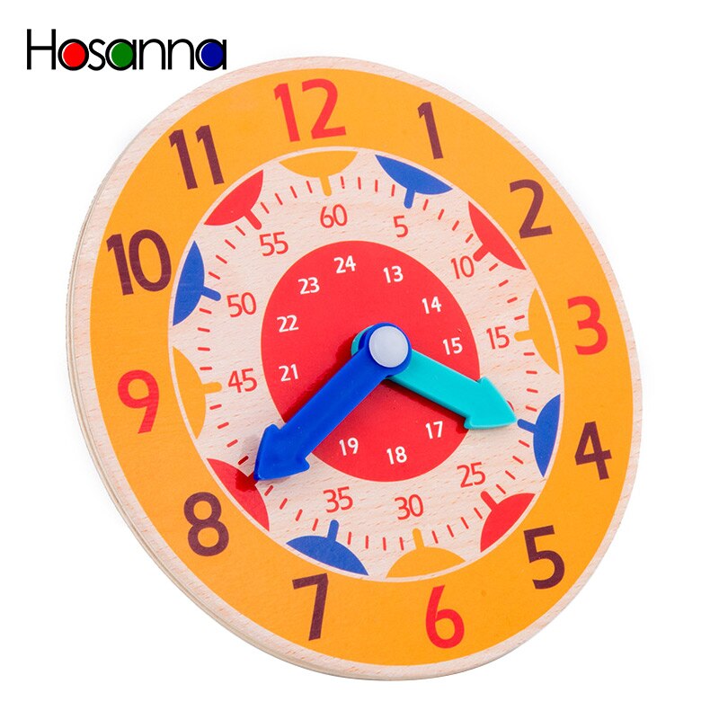 Children’s Teaching Clock Wooden Toy