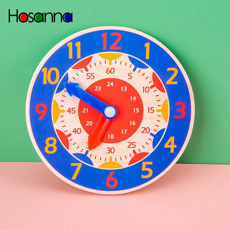 Children’s Teaching Clock Wooden Toy