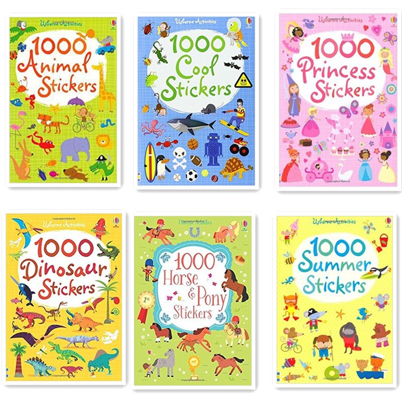 Kids Sticker Book with 1000 Reusable Stickers