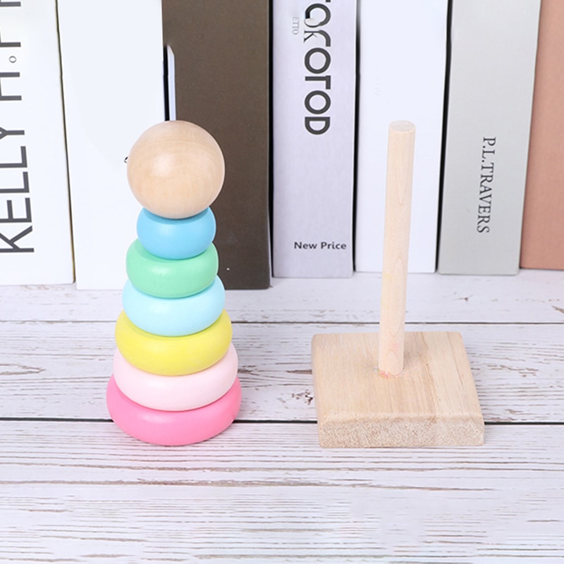 Wooden Stacking Rings Toy