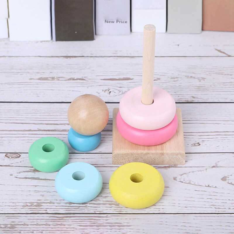 Wooden Stacking Rings Toy