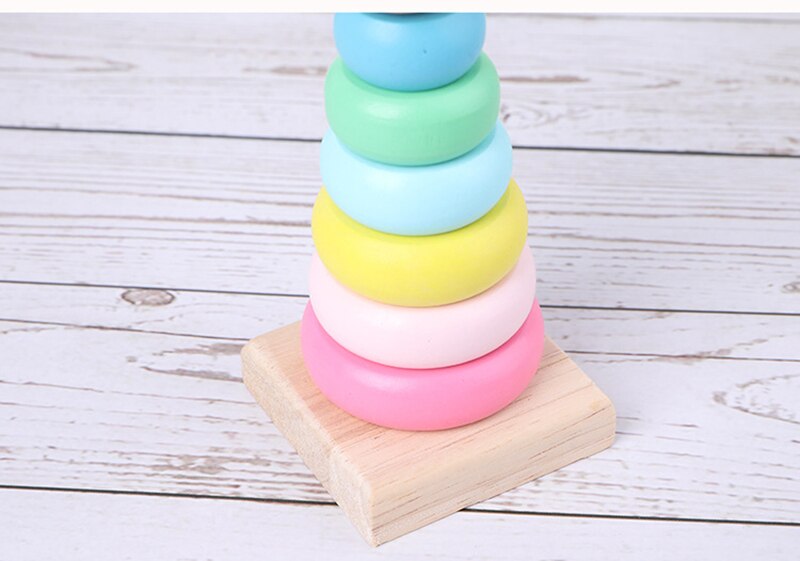 Wooden Stacking Rings Toy