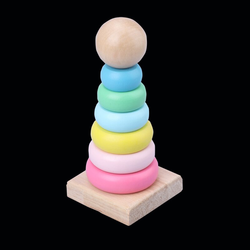 Wooden Stacking Rings Toy