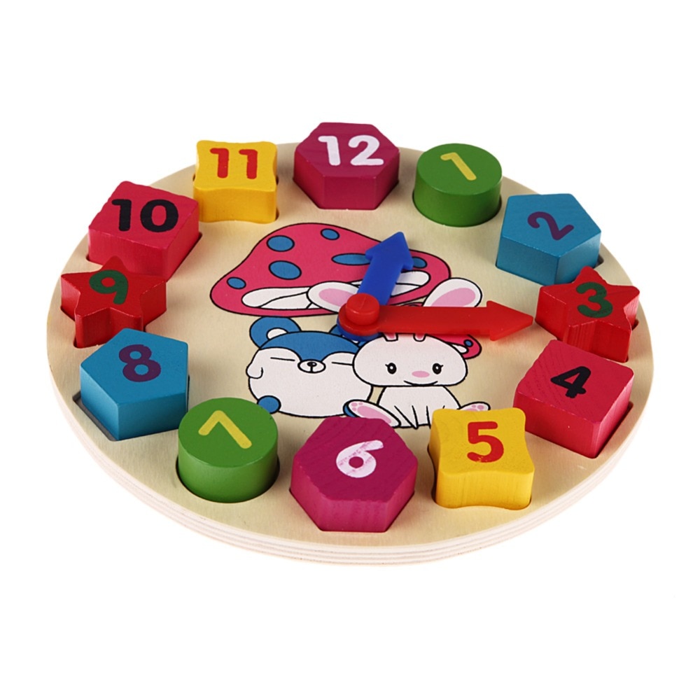 Clock Toy Wooden Puzzle