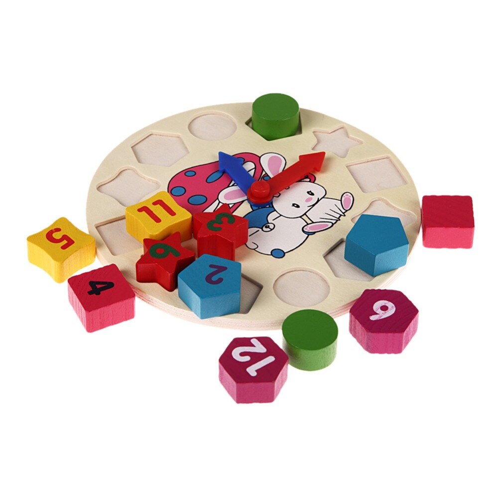 Clock Toy Wooden Puzzle