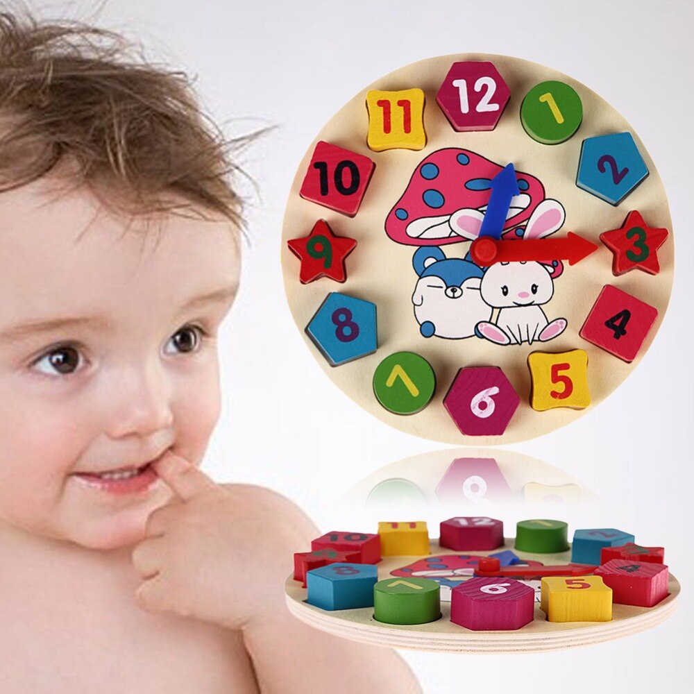 Clock Toy Wooden Puzzle