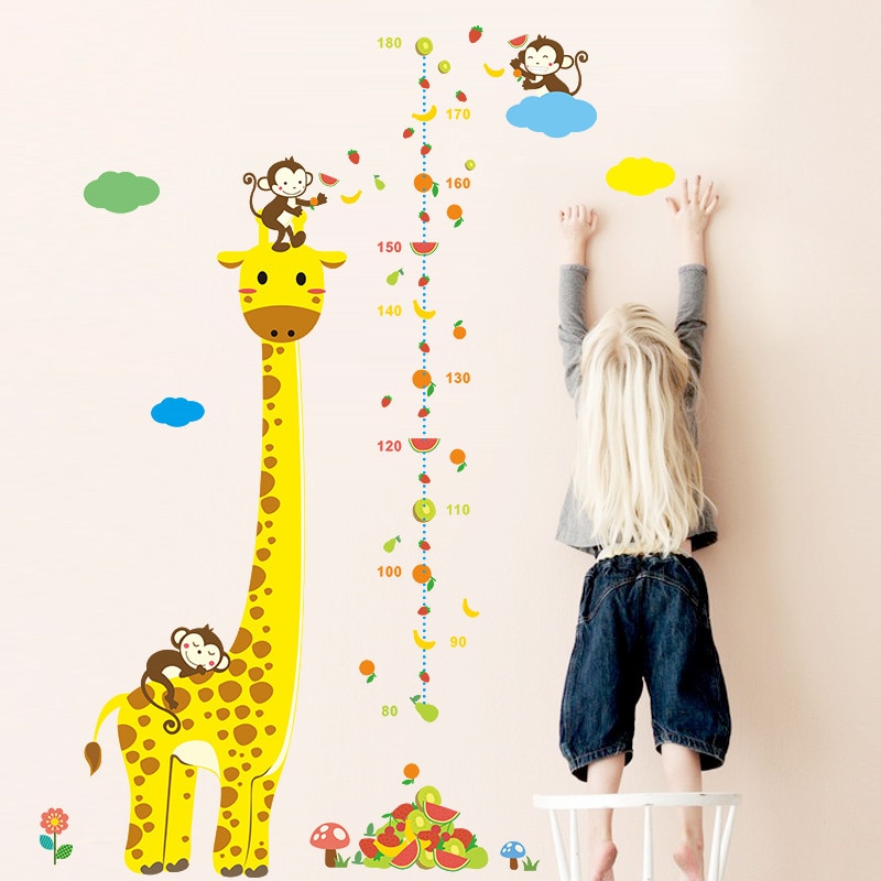 Giraffe Height Chart Self-Adhesive