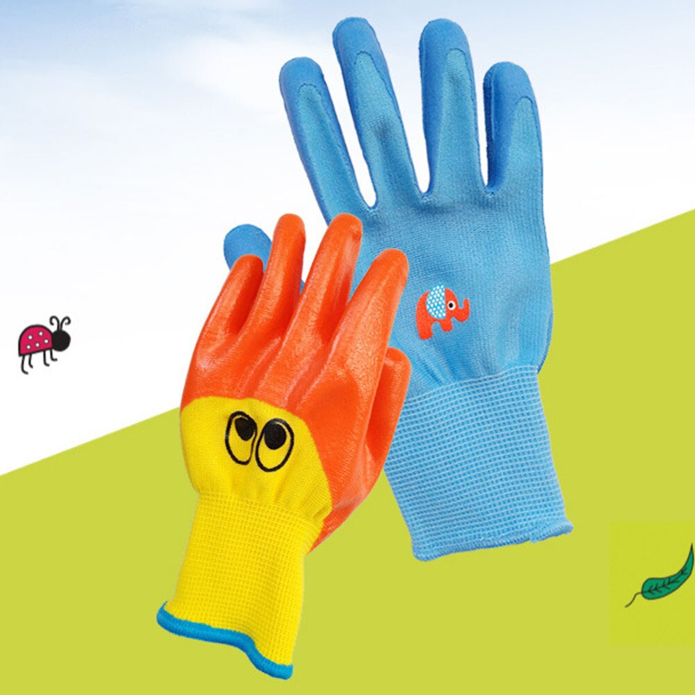 Kids Gardening Gloves Protective Wear