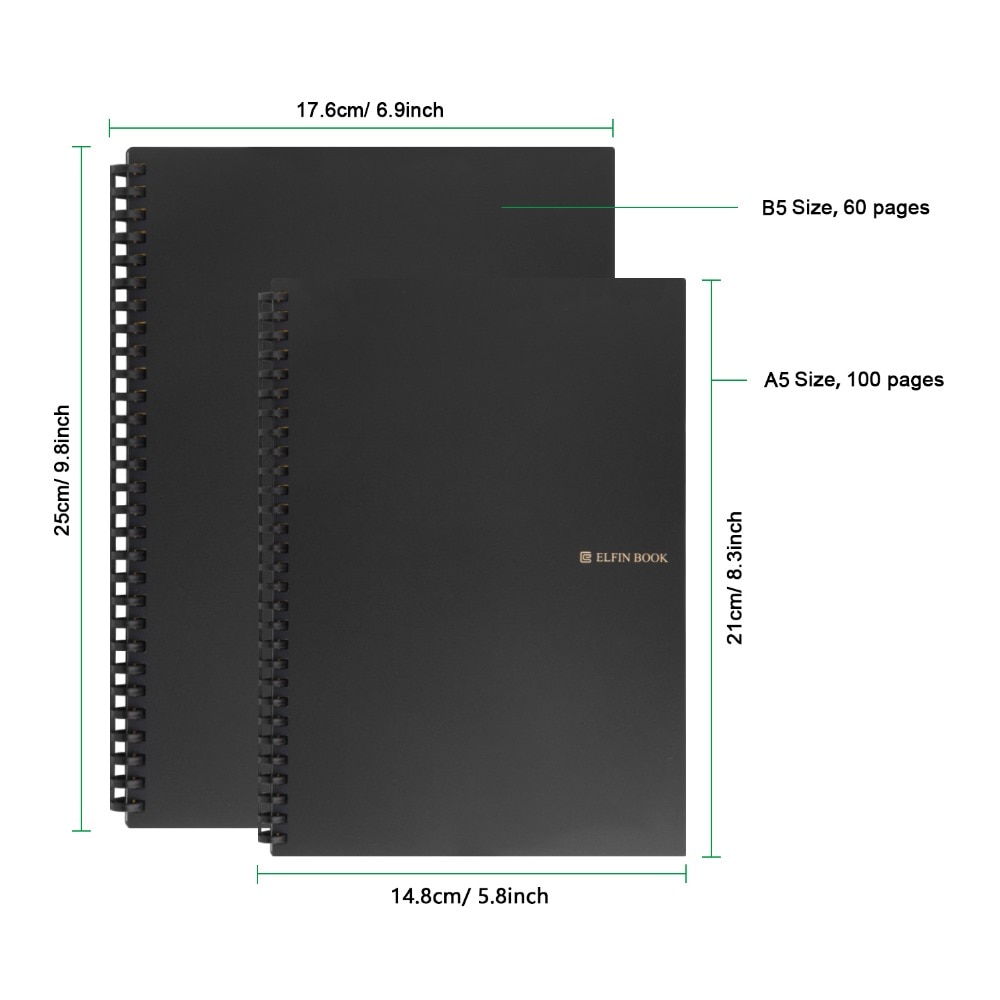 Microwave Notebook Erasable Pages