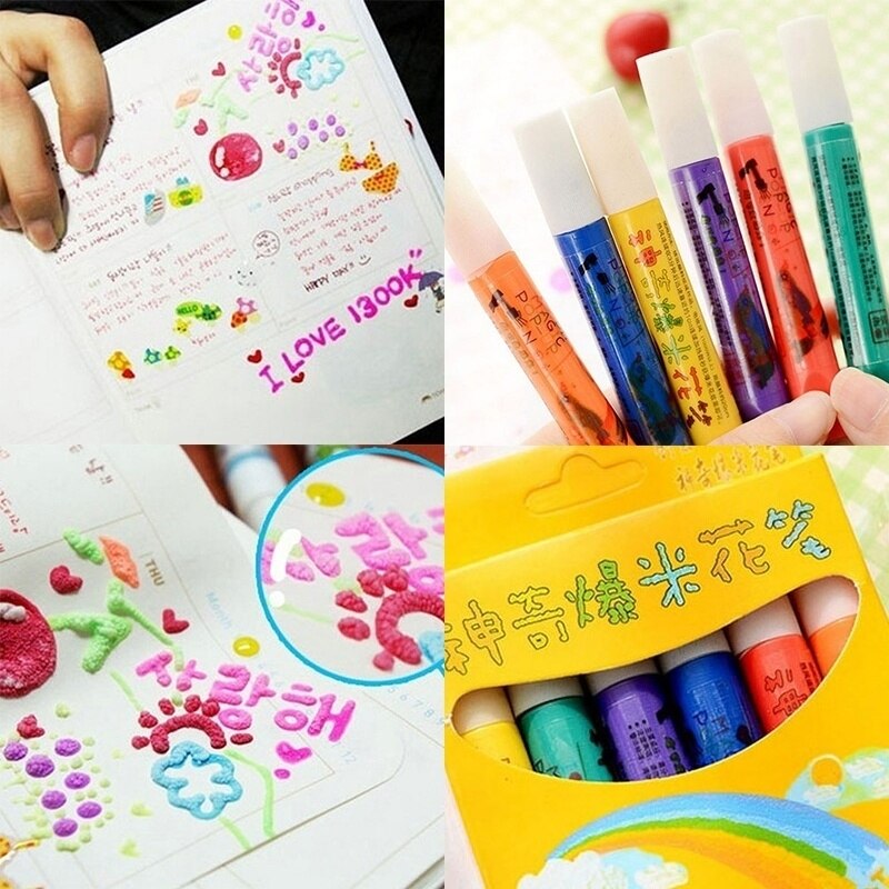 Puffy Pens 3D Art Pens (6 PCs)