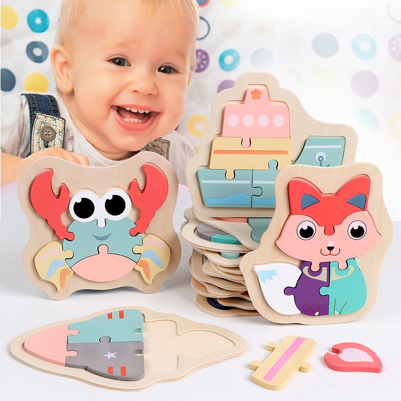 Children’s Jigsaw Puzzle Animals Design