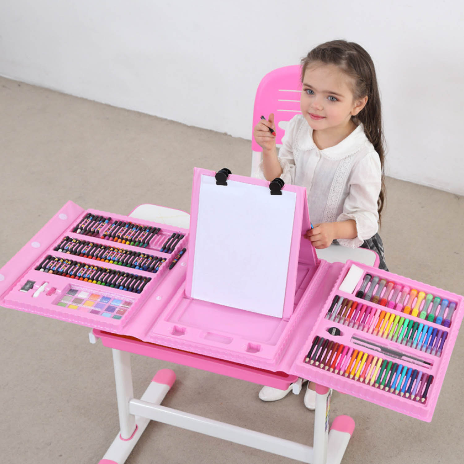 Coloring Drawing Set for Kids (176Pcs)