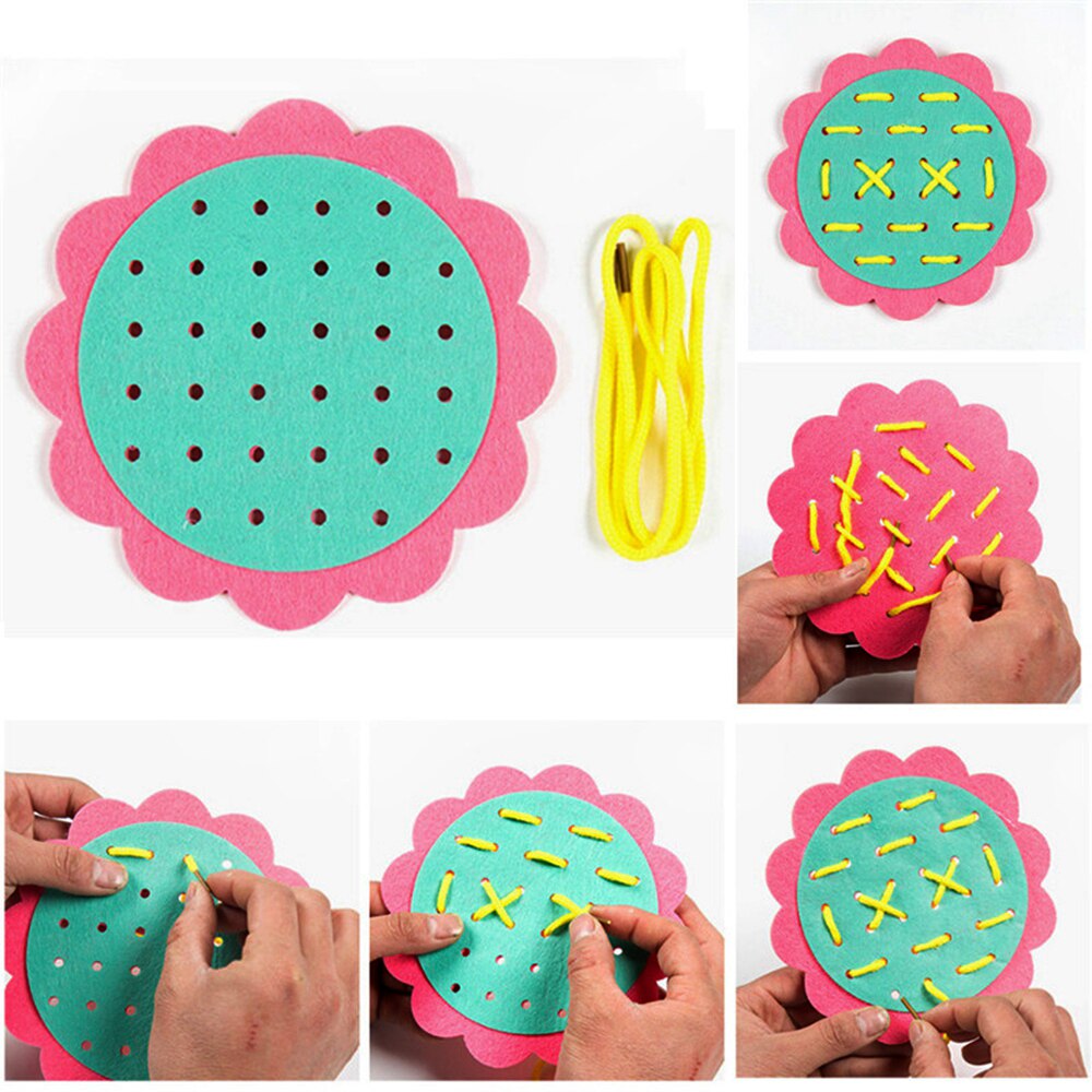 Threading Toy Kids Threading Flower Toy