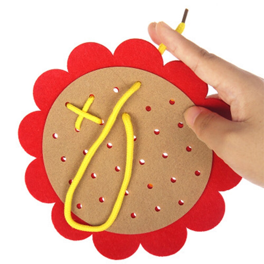 Threading Toy Kids Threading Flower Toy