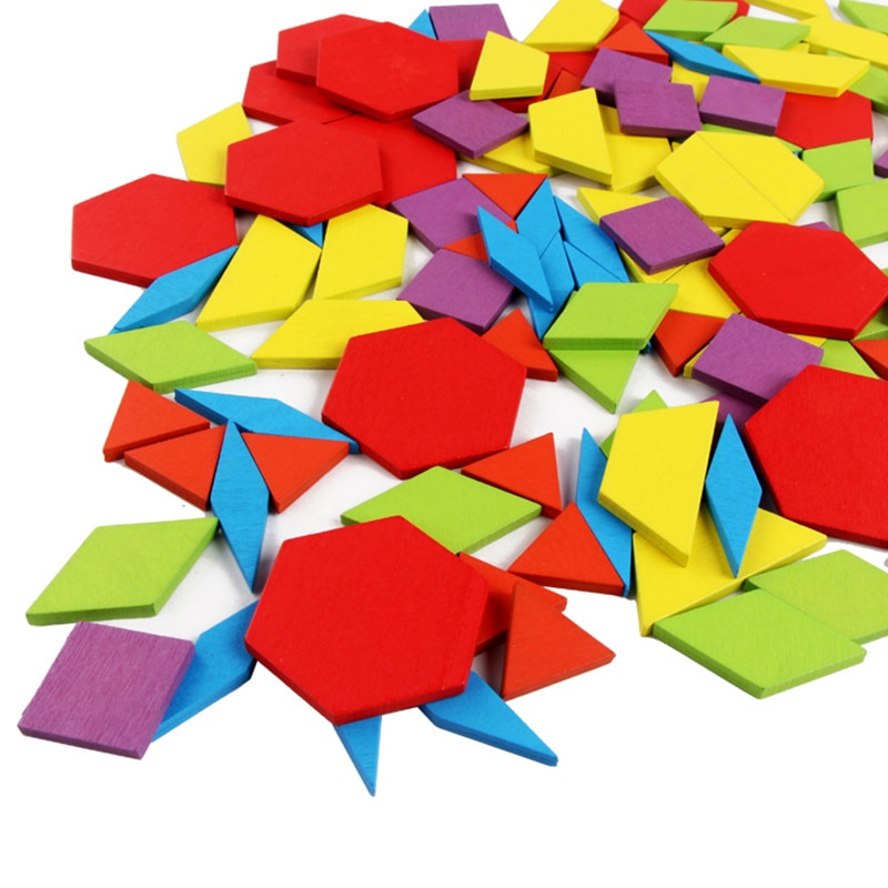 Pattern Blocks 155PCs Shape Puzzles