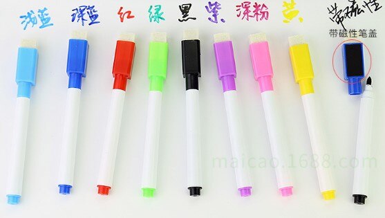 Whiteboard Pens with Magnetic Cap (8PCS)