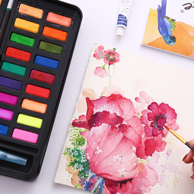 Watercolor Palette Pigmented Art Set