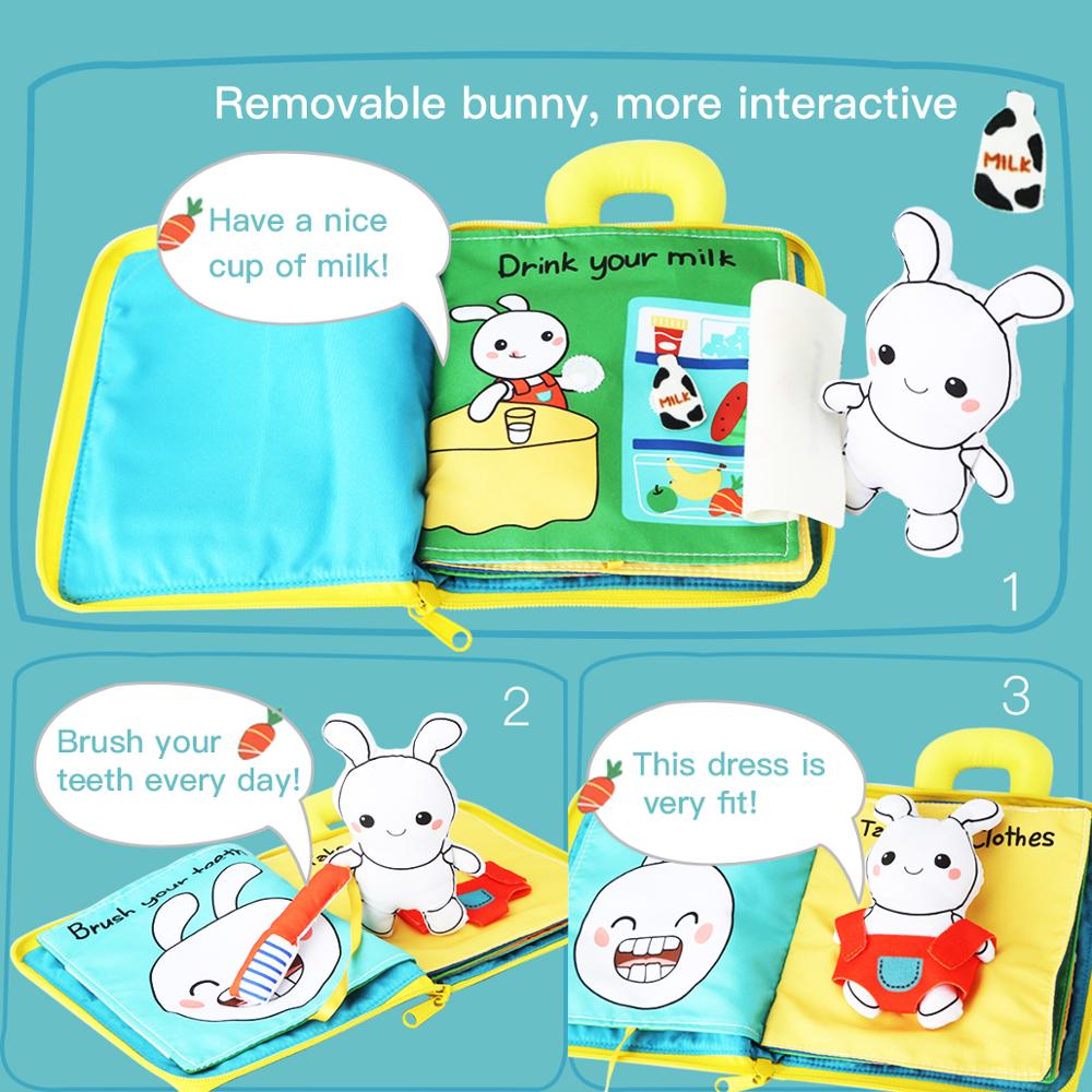 Cloth Baby Books Educational Toy