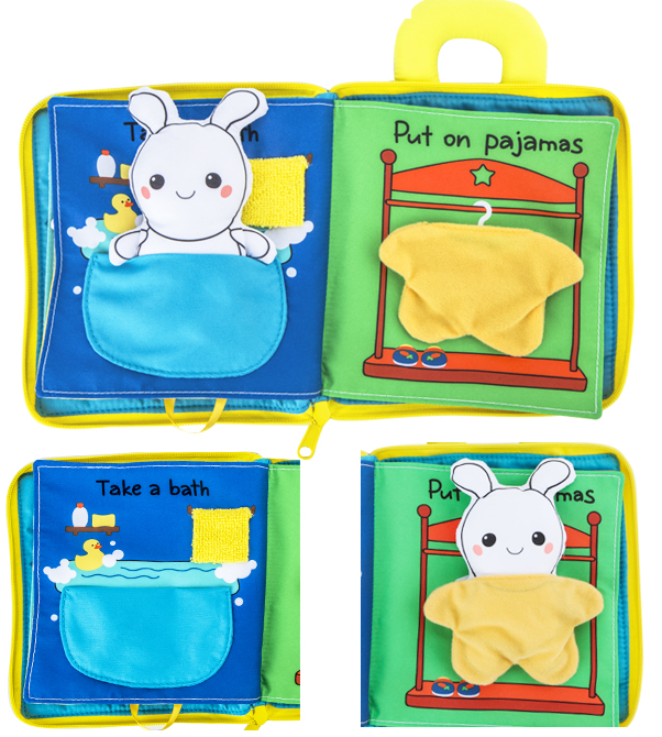 Cloth Baby Books Educational Toy