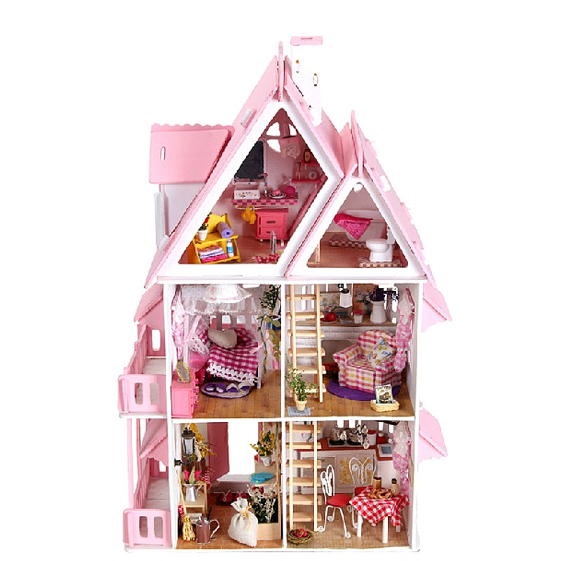 Large Wooden Doll House