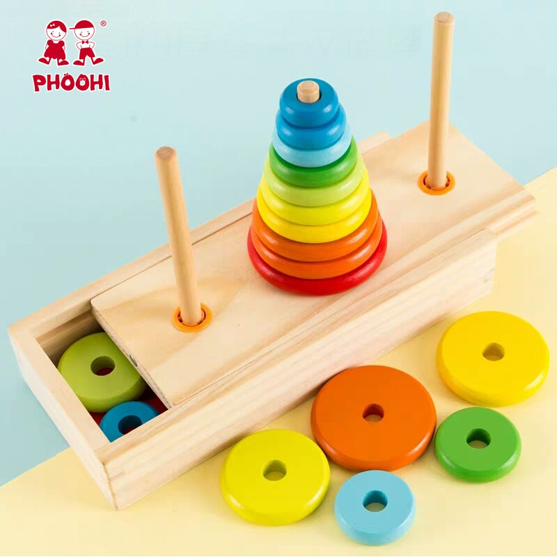 Tower of Hanoi Game Educational Toy