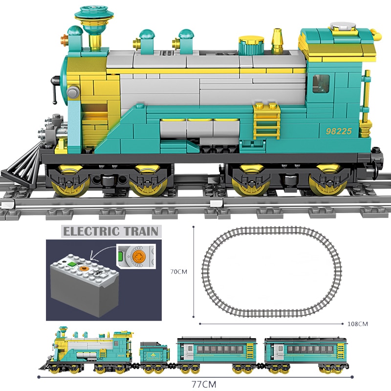 Toy Train Set Battery Powered