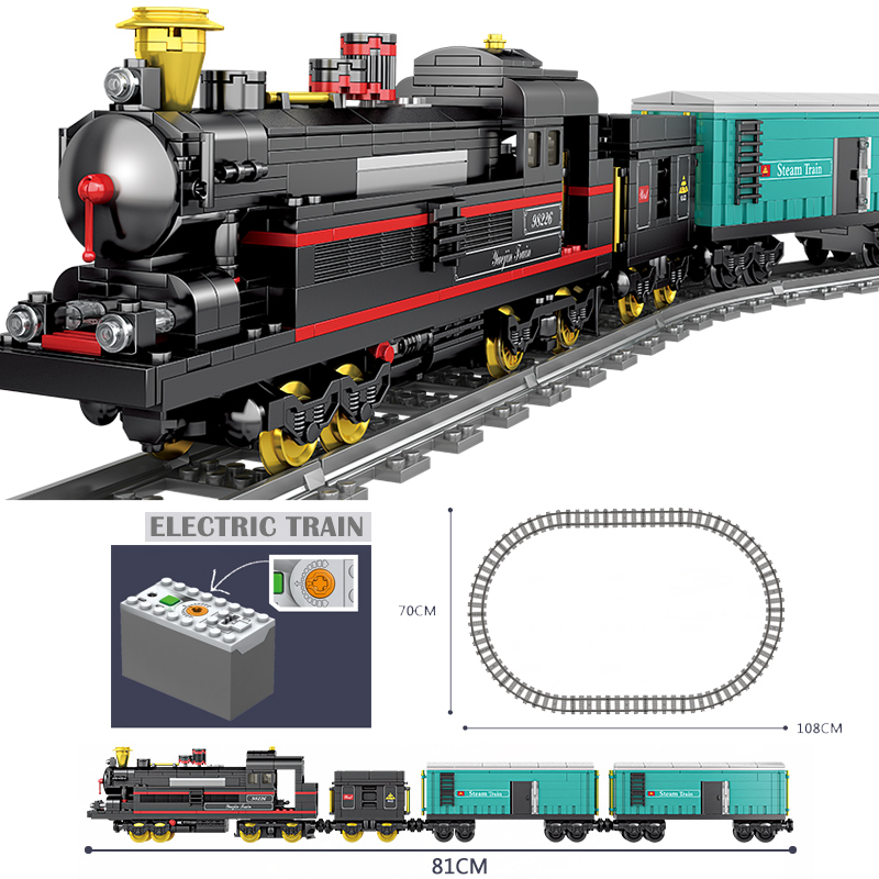 Toy Train Set Battery Powered