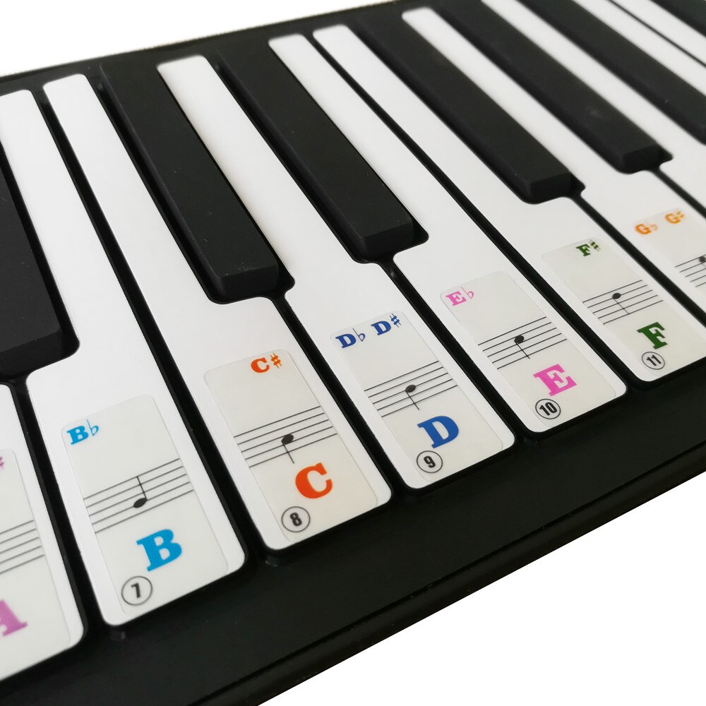 Piano Key Stickers Removable Stickers